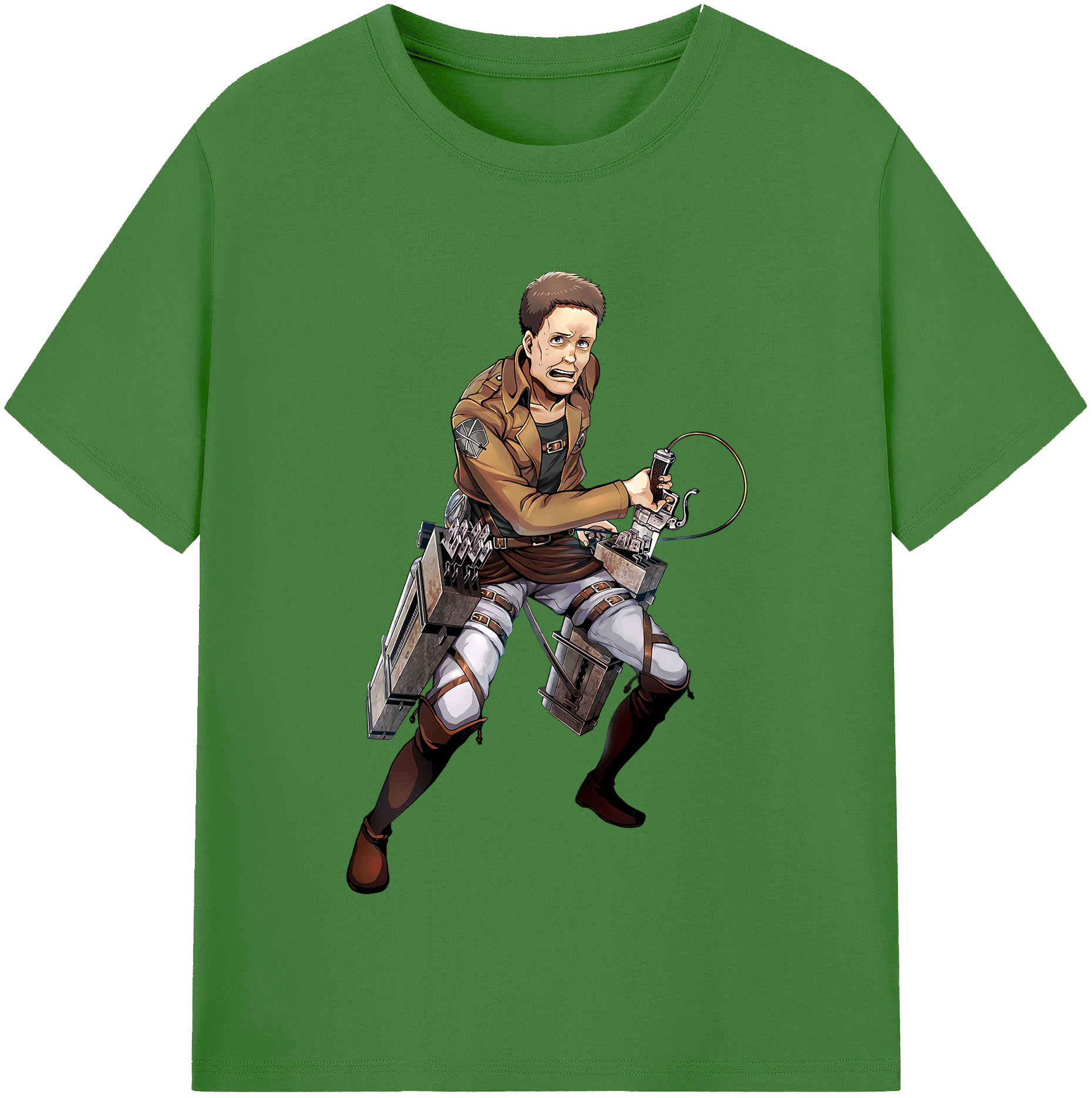 （画像用） 進撃の巨人 Attack on Titan レディースカジュアルプリントTシャツ（綿100％）